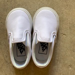 White Toddler Vans